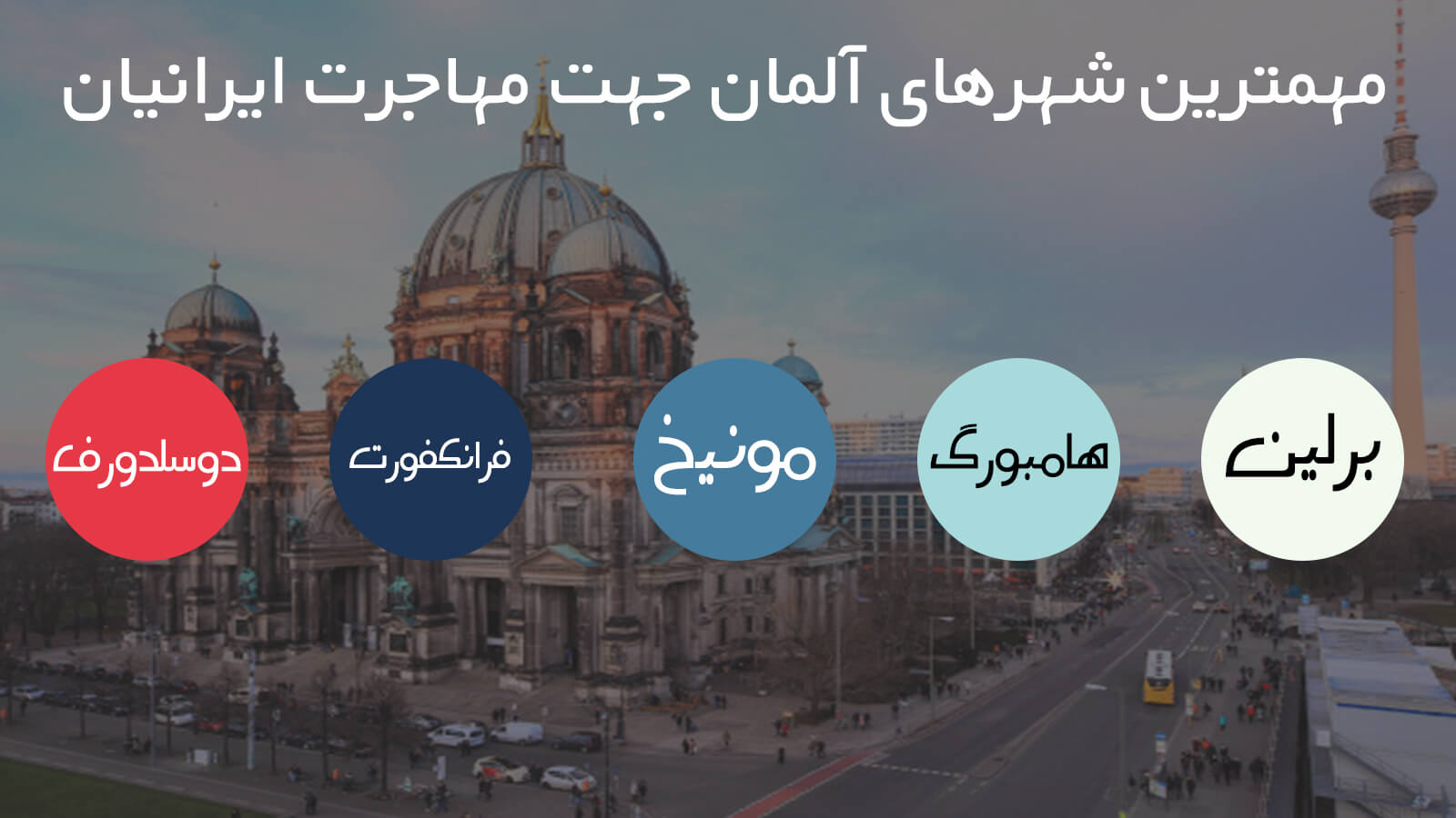 مهمترین شهرهای آلمان جهت مهاجرت ایرانیان
