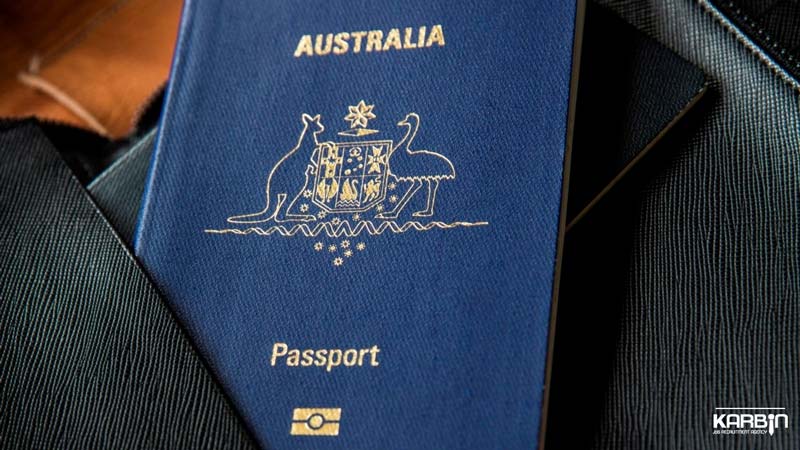 جلد پاسپورت کشور استرالیا