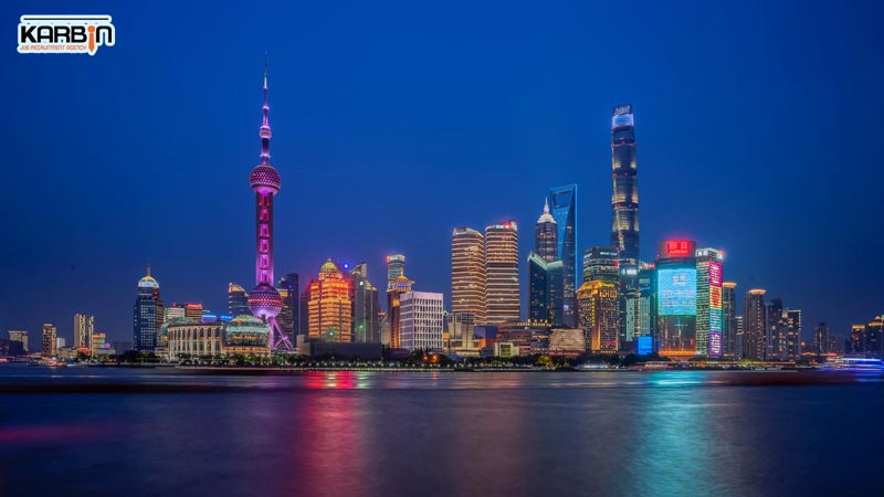 شهر شانگهای در کشور چین