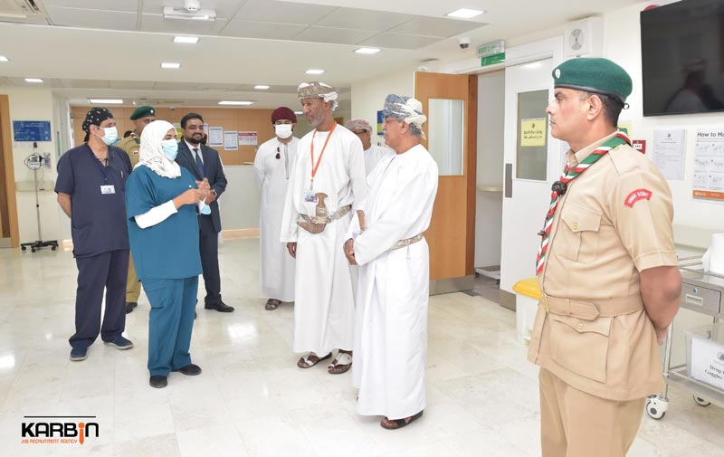 کارکنان کادر درمان در عمان