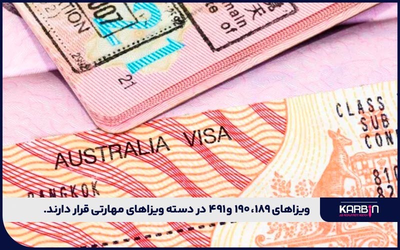 ویزاهای 189، 190 و 491؛ ویزا‌های مهارتی استرالیا